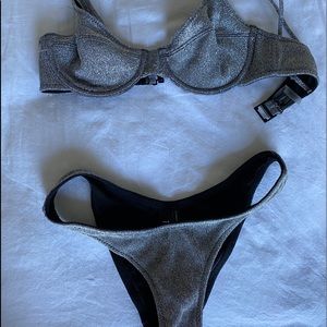 Triangl silver bikini